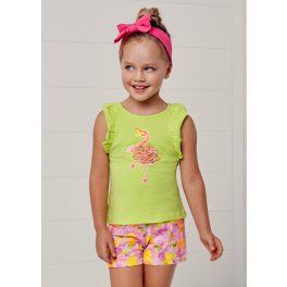 Mayoral - Mintás lány rövidnadrág szett