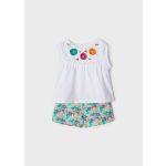 Mayoral - Lány hímzett sort szett