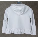 Mayoral lány kapucnis kardigán kövekkel - White