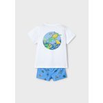Mayoral Fiú fürdőnadrág pólóval - Capri blue