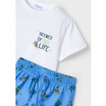Mayoral Fiú fürdőnadrág pólóval - Capri blue