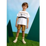 Mayoral Fiú, mintás sort szett pólóval - White-dune