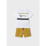 Mayoral Fiú, mintás sort szett pólóval - White-dune