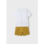 Mayoral Fiú, mintás sort szett pólóval - White-dune