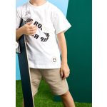 Mayoral Fiú, mintás sort szett pólóval - White - Fehér