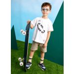 Mayoral Fiú, mintás sort szett pólóval - White - Fehér