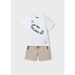 Mayoral Fiú, mintás sort szett pólóval - White - Fehér