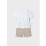 Mayoral Fiú, mintás sort szett pólóval - White - Fehér