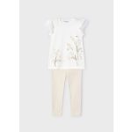 Mayoral Lány mintás leggings szett - Sesame