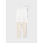 Mayoral Lány mintás leggings szett - Sesame
