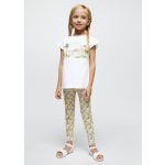 Mayoral Lány mintás leggings szett - Apple