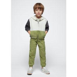   Mayoral Fiú háromrészes szabadidő szett pamut sorttal - Iguana grn