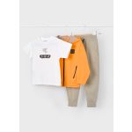Mayoral Fiú háromrészes szabadidő szett,pólóval - Orange - Narancssárga