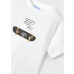 Mayoral Fiú háromrészes szabadidő szett,pólóval - Orange - Narancssárga