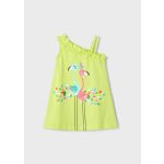 Mayoral Lány, mintás pamutruha - Citrus