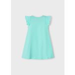 Mayoral Lány, mintás pamutruha - Aqua