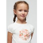 Mayoral Lány tüll szoknya pólóval - Nude