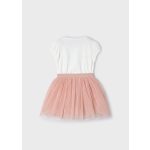 Mayoral Lány tüll szoknya pólóval - Nude