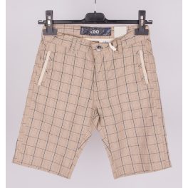 iDo fiú kockás vászon short - Beige