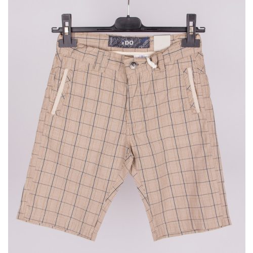 iDo fiú kockás vászon short - Beige