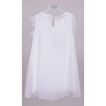 iDo lány fodros muszlin alkalmi ruha - White