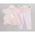 iDo lány fodros póló, leggings szett - Rose