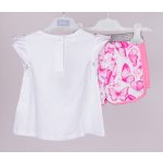 IDo lány short szett pólóval - White