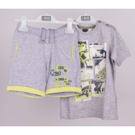 iDo fiú short szett pólóval - Gray