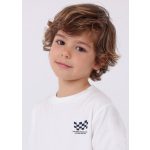 Mayoral Fiú mintás pamut felső - Klein Blue