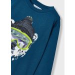 Mayoral Fiú mintás pamut felső - Atlantic