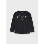 Mayoral Fiú mintás hosszúujjú felső - Graphite - Grafit
