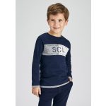 Mayoral Fiú mintás hosszúujjú felső - Navy - Tengerészkék