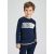 Mayoral Fiú mintás hosszúujjú felső - Navy - Tengerészkék