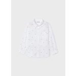 Mayoral Mintás fiú ing - White - Fehér