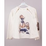 Mayoral lány mintás pulóver - Ecru