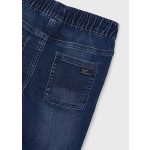 Mayoral Fiú jogger nadrág, puha farmerból, kötős derékrésszel - Dark - Sötét