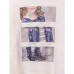 Mayoral lány mintás pulóver - Ecru