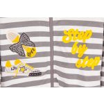 Mayoral lány csíkos kapucnis melegítő szett - Steel