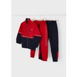 Mayoral Fiú háromrészes szabadidő szett, dupla nadrággal - Red - Piros
