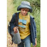 Mayoral Fiú, mintás póló - Yellow - Citromsárga