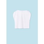 Mayoral Lány mintás póló - Wht-Cobalt - Szürke