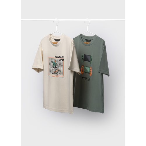 Mayoral - Nyomottmintás fiú póló 2 db / szett