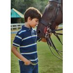 Mayoral - Fiú csíkos, galléros póló