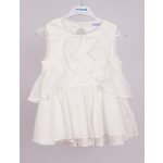 Mayoral lány fodros blúz - Ecru