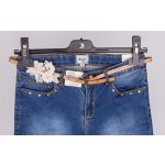 Mayoral lány köves farmernadrág állítható derékrésszel, övvel - Blue