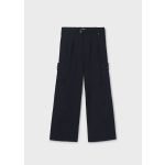 Mayoral Lány oldaltzsebes bőszárú nadrág - Black - Fekete
