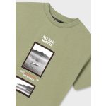 Mayoral Fiú mintás póló, sort szett - Nile