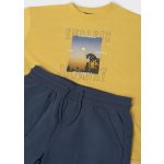 Mayoral Fiú kétrészes sort szett, pólóval - Yellow - Citromsárga