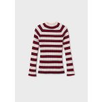 Mayoral Lány, csíkos kötött garbó - Cherry - Cherry