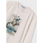 Mayoral Mintás lány felső - Natur-duck